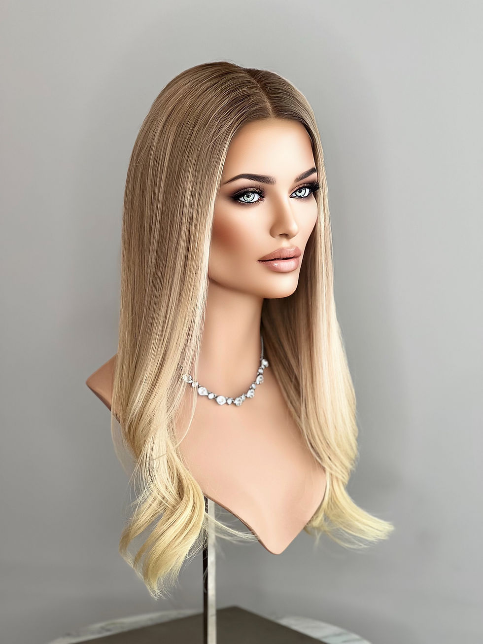 Miniatura: W1239 Mckenna Remy Human Hair HD Lace Top Wig 22-23”