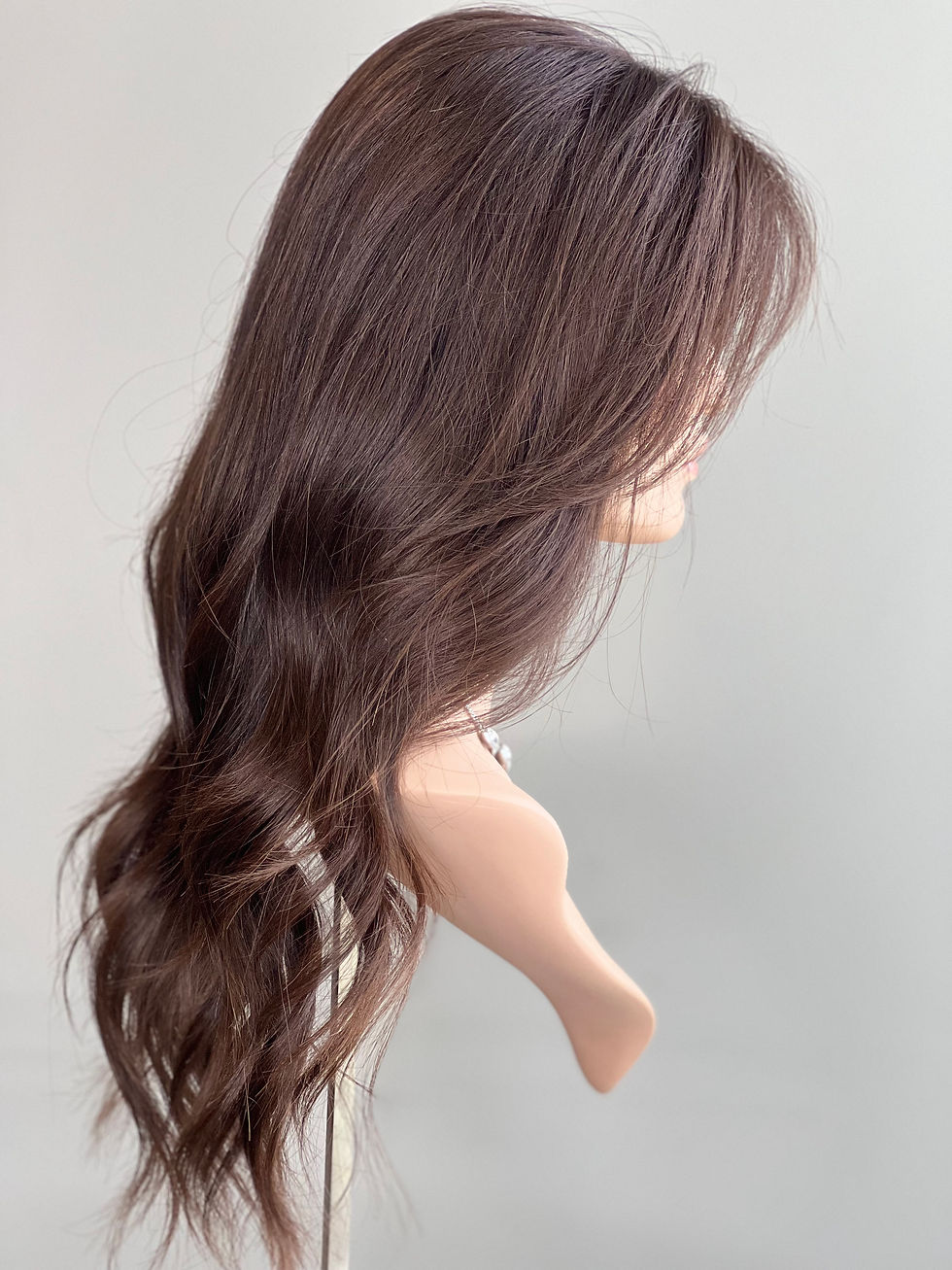 サムネイル： W1226 Mckenna Remy Human Hair HD Lace Top Wig 24-25”
