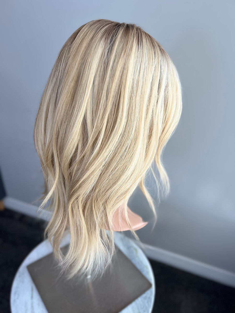 Thumbnail: W1213 Mckenna Remy Human Hair HD Lace Top Wig 19-20”