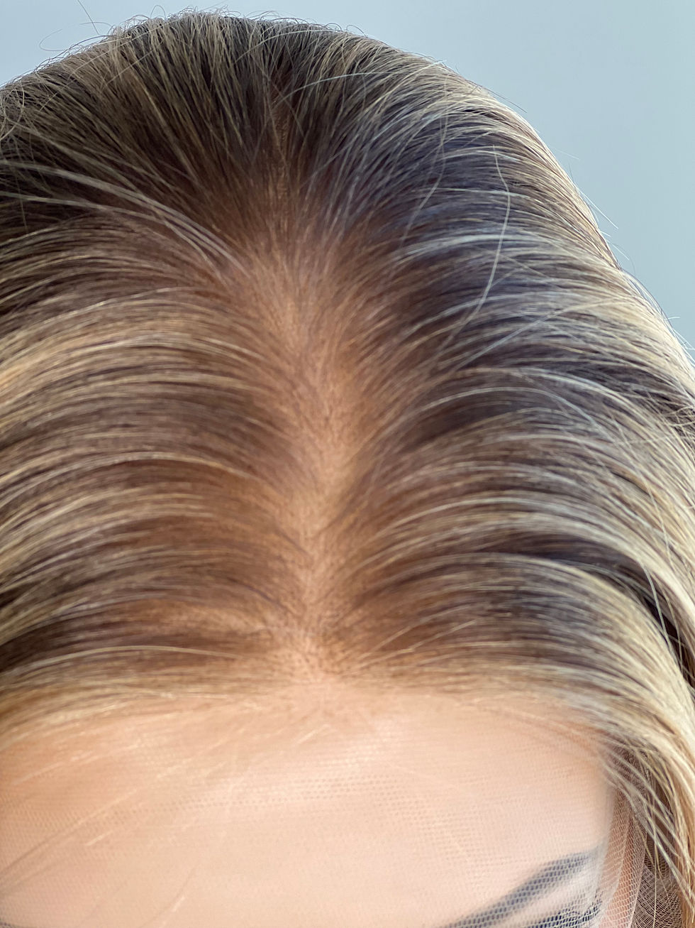 Miniatura: W1246 Mckenna Premium Human Hair Lace Top Wig 19-20”