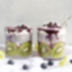 Chia pudding myrtilles sauvages bio et lait de coco