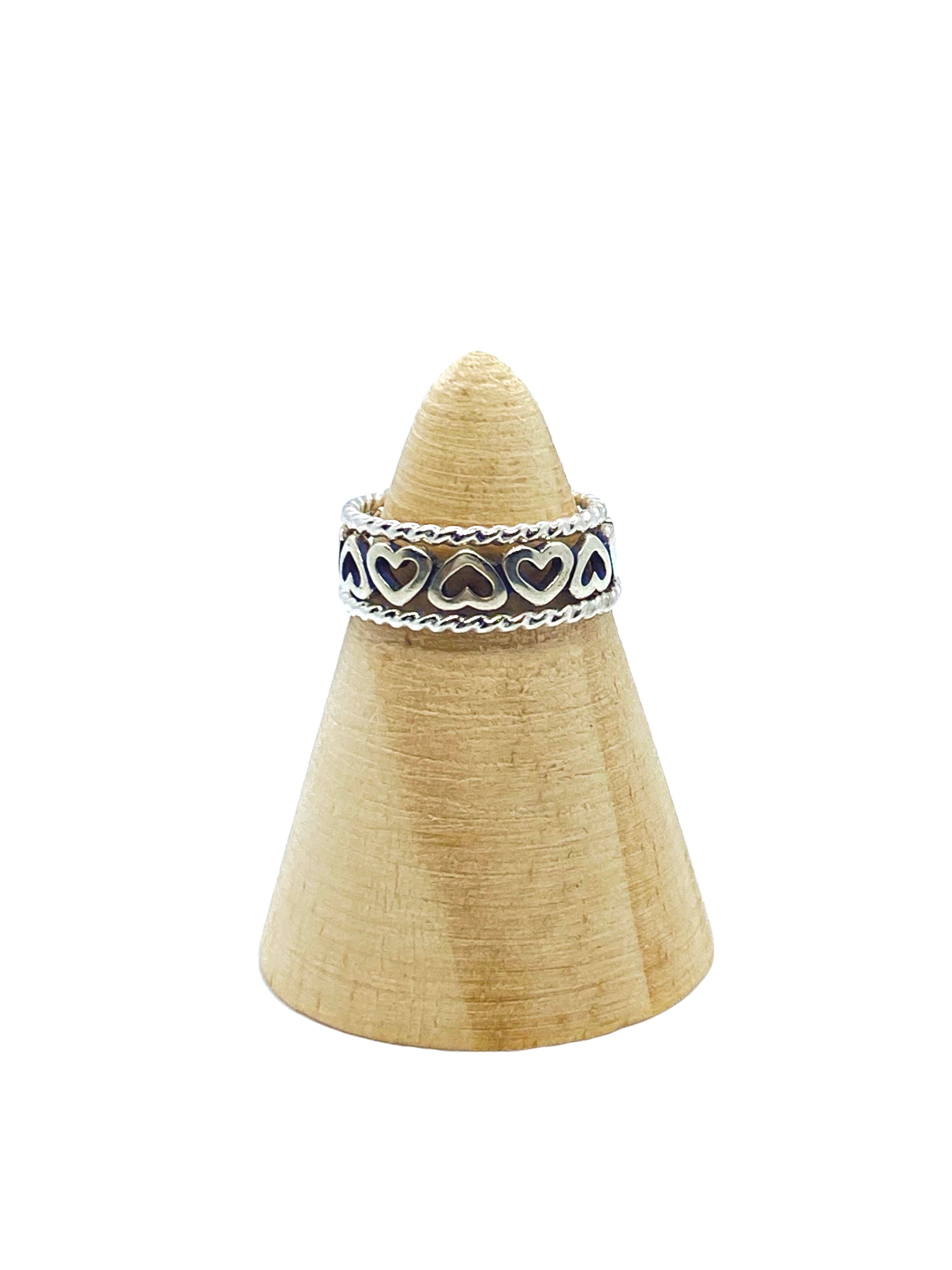 Hearts with 2x Silver Twist