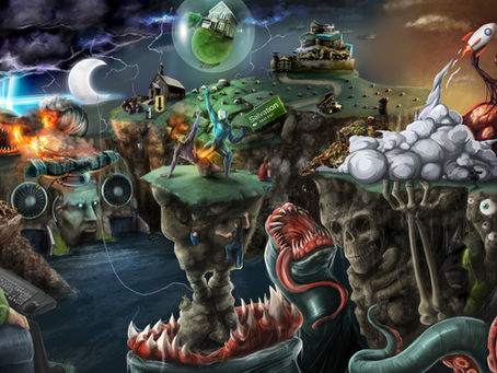 Explore the mind behind Vega Designs through a surreal landscape of chaos, symbolism, and transformation—where every element tells a story