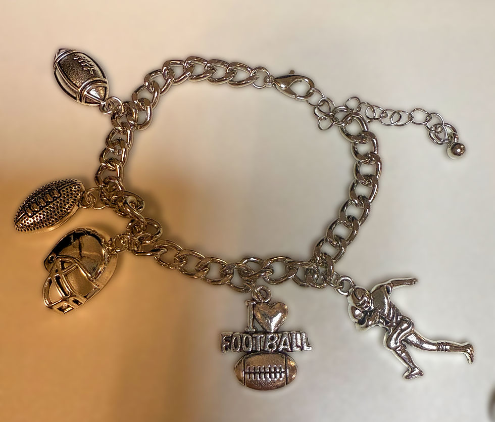 Thumbnail: Super Bowl Football bracelets 