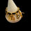 Thumbnail: Vintage leather woven 18k Gold P chain