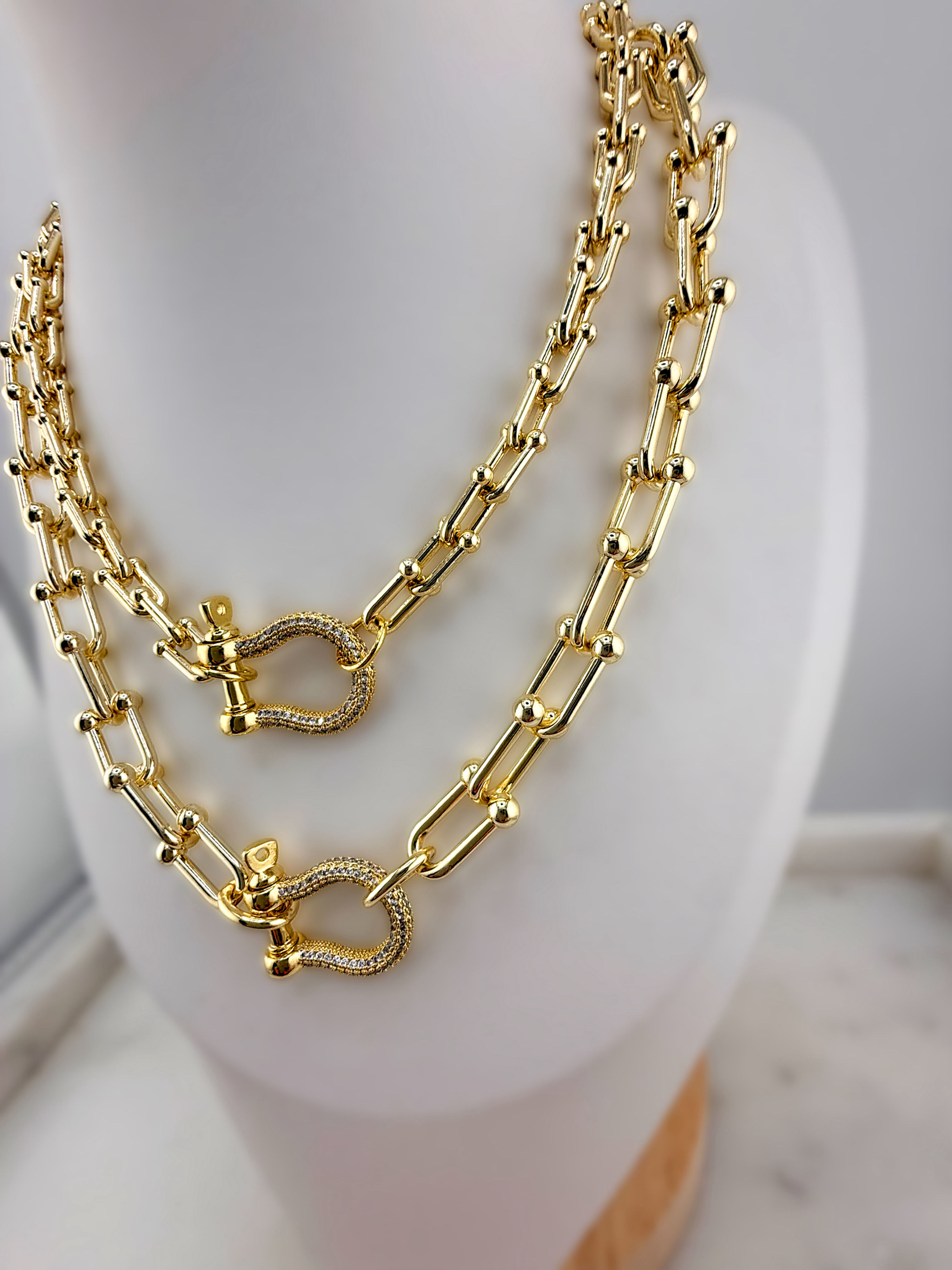 14k Gold Plated U-Chain 