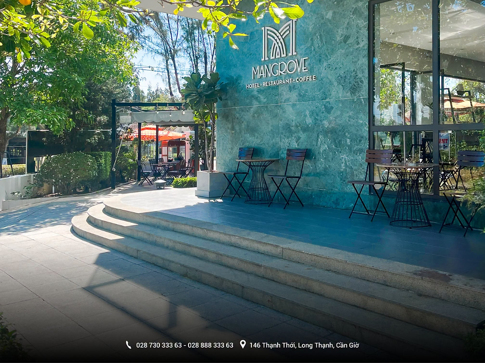 Mangrove Hotel có vị trí thuận lợi cho hành trình công tác thêm chủ động và tiết kiệm thời gian.