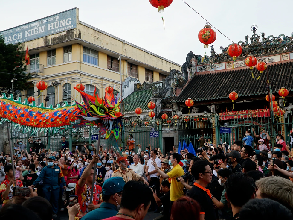 Lễ hội Tết Nguyên Tiêu chính là minh chứng rõ nét cho sự giao thoa văn hóa bền chặt. (Ảnh: Sưu tầm)