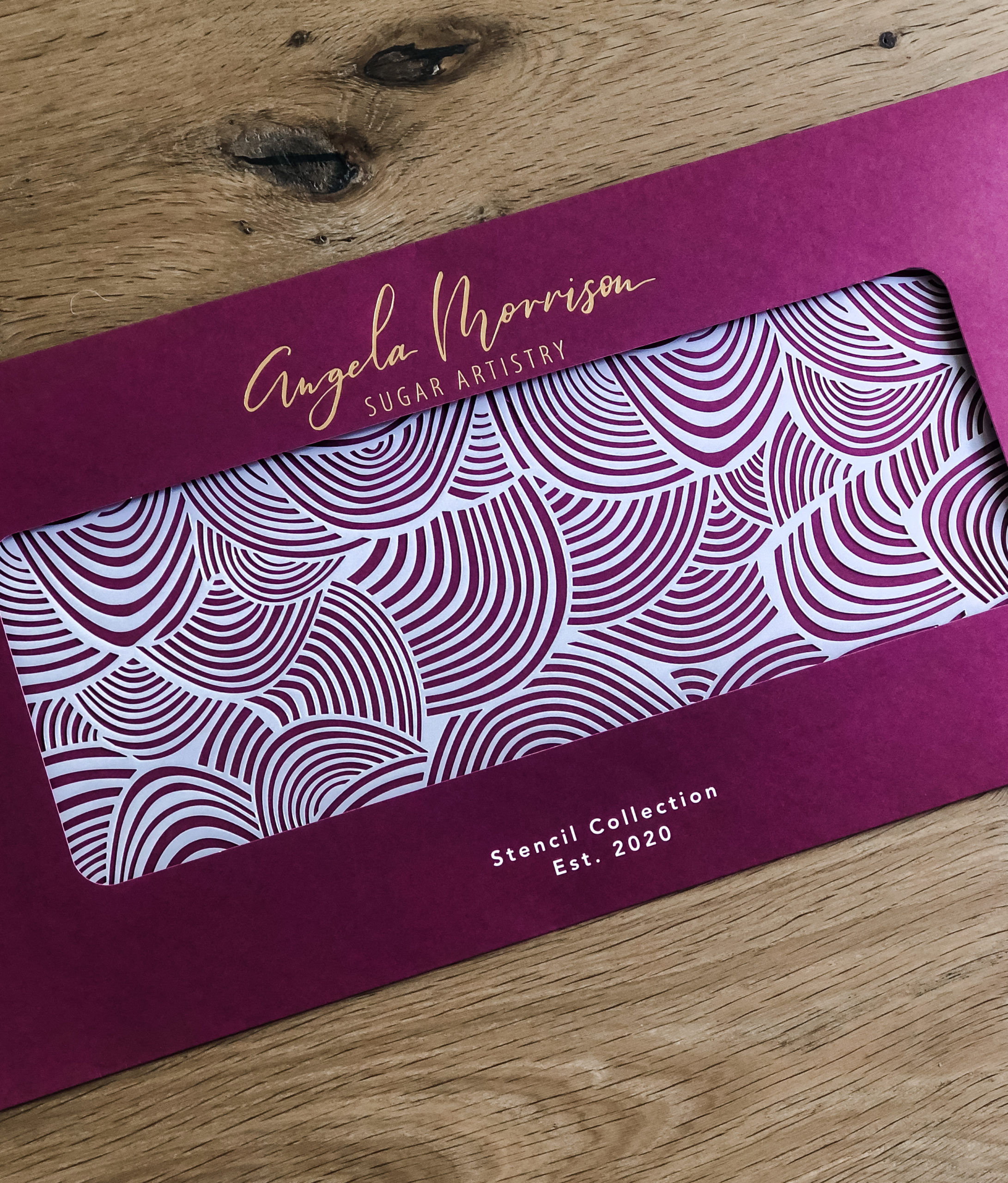 Petalos Cake Stencil - Angela Morrison