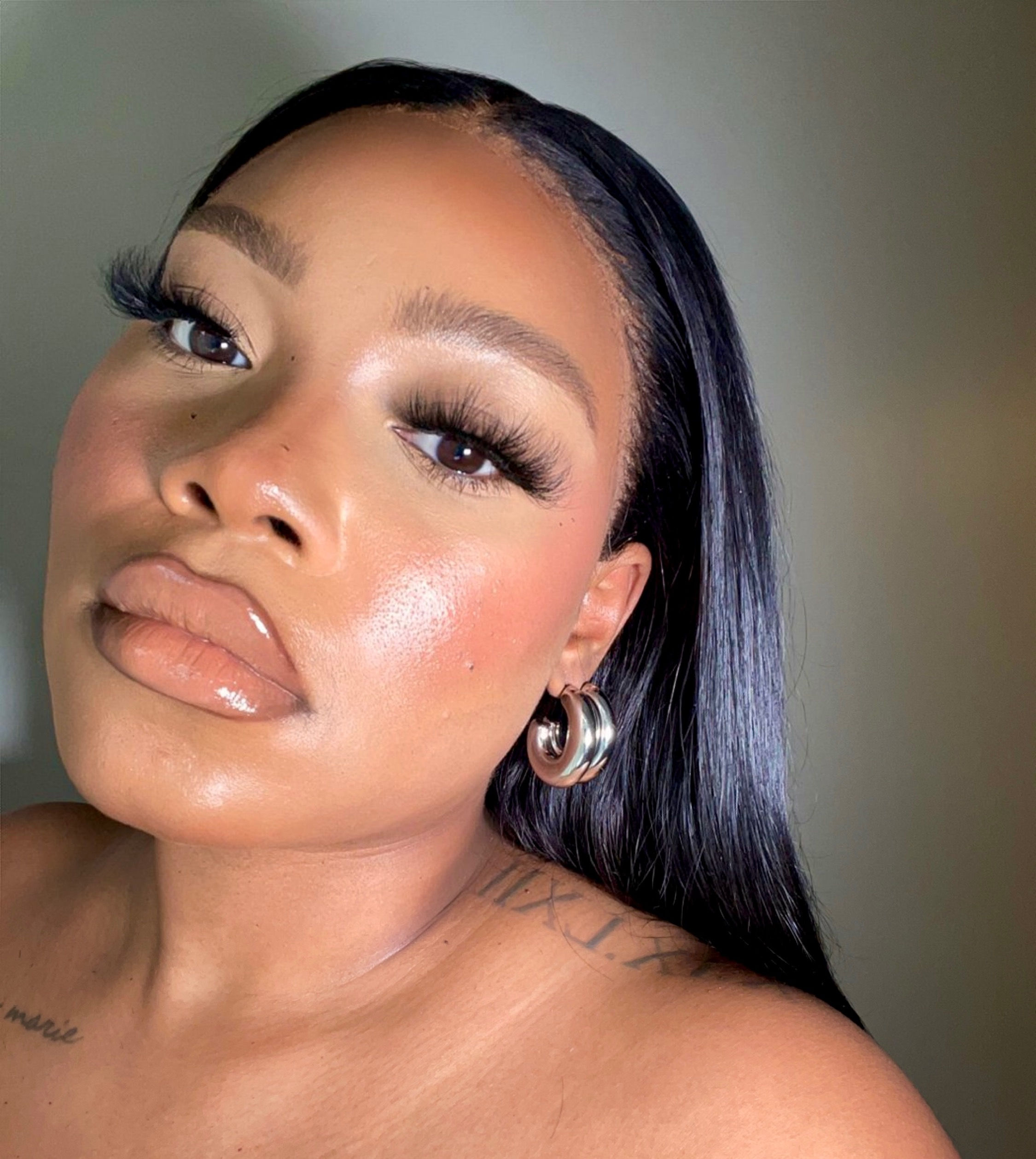 oval open ended hoops