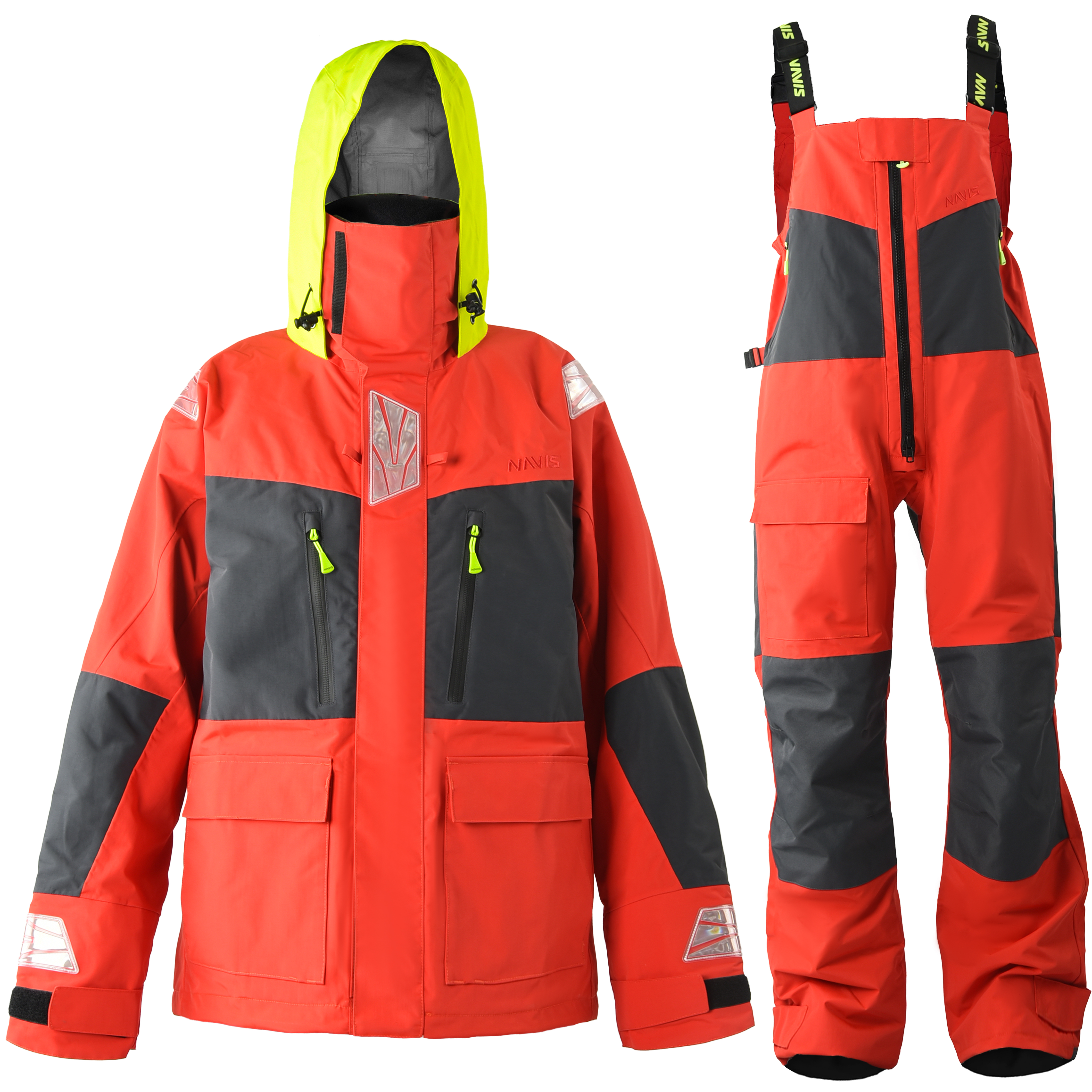 Montgear red offshore sailing shell set