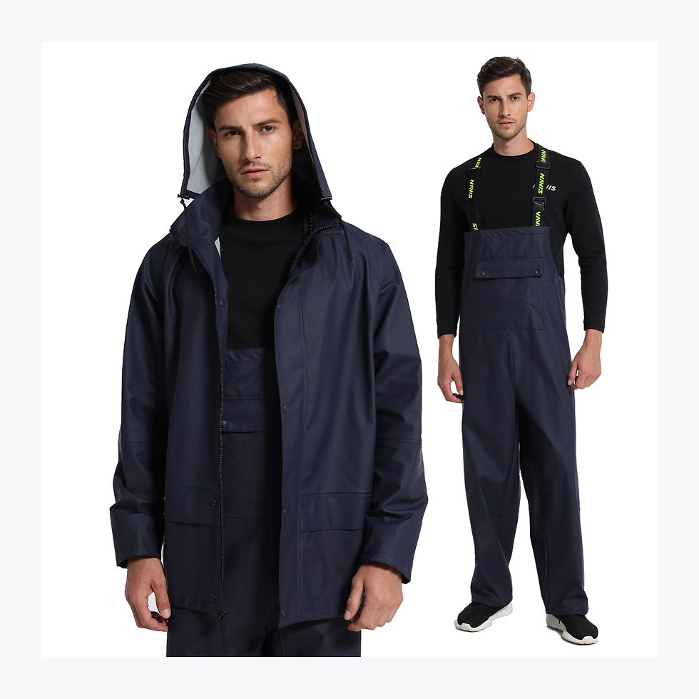 NAVIS Foul Weather Gear 001 waterproof workwear rain suit real model main image