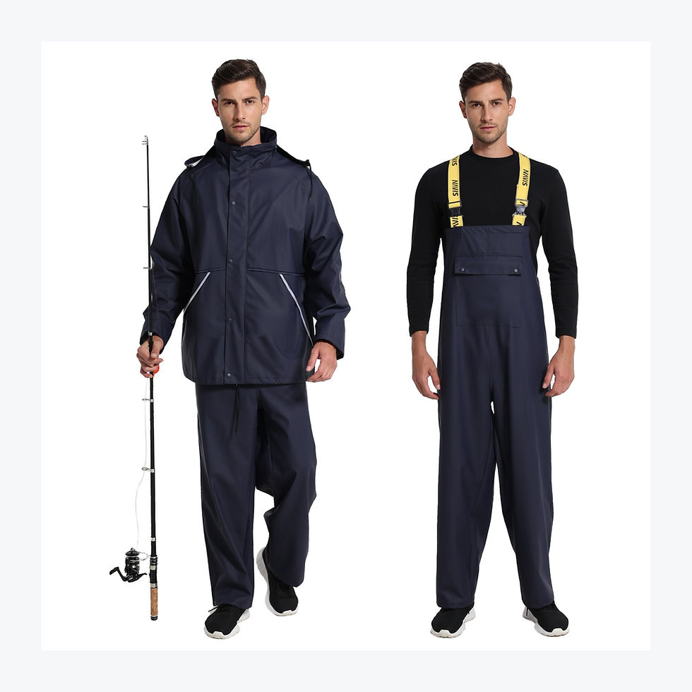 NAVIS Foul Weather Gear 005 waterproof jacket and bibs real model main image