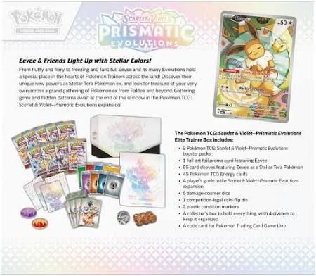 Thumbnail: Pokémon TCG: Scarlet & Violet Prismatic Evolutions Elite Trainer Box