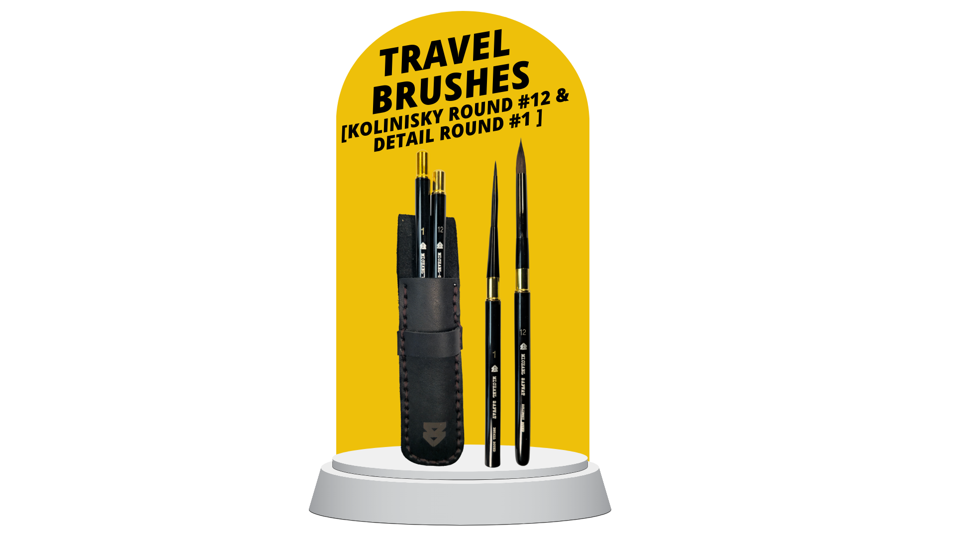 Travel Watercolor Brushes