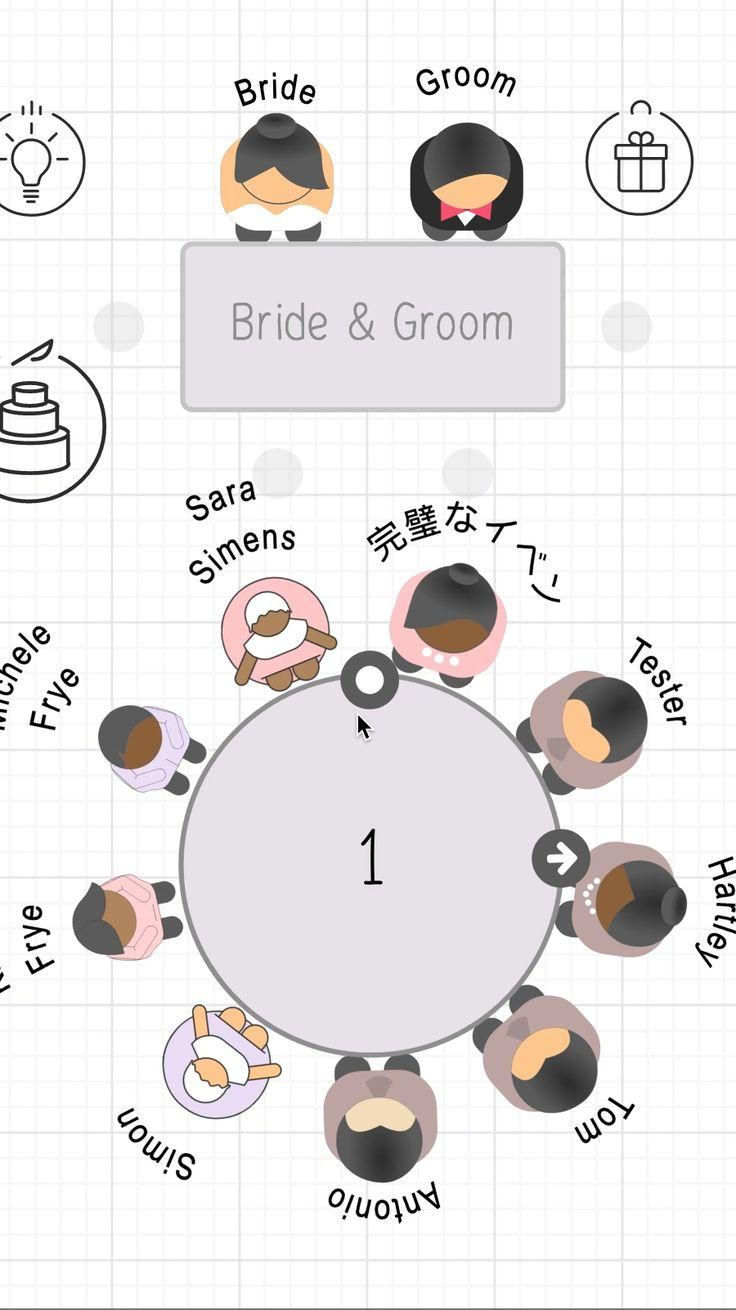 Interactive Seating Chart Creator for Weddings, Parties, and Special Events