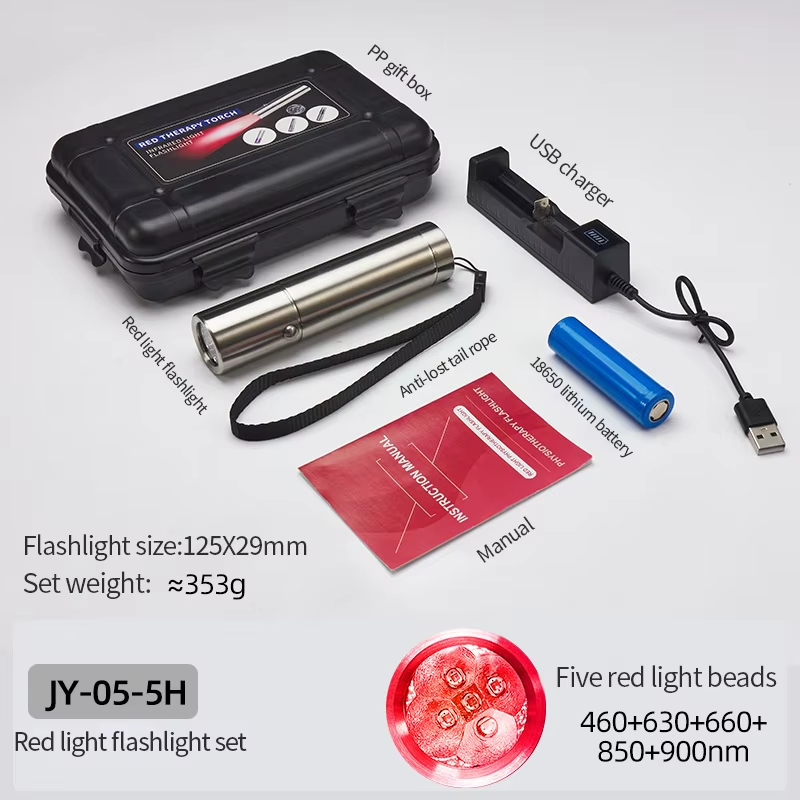 Thumbnail: Red Light Therapy Device Pen for Body Therapy Skin Care Health 630nm, 660 nm, 71