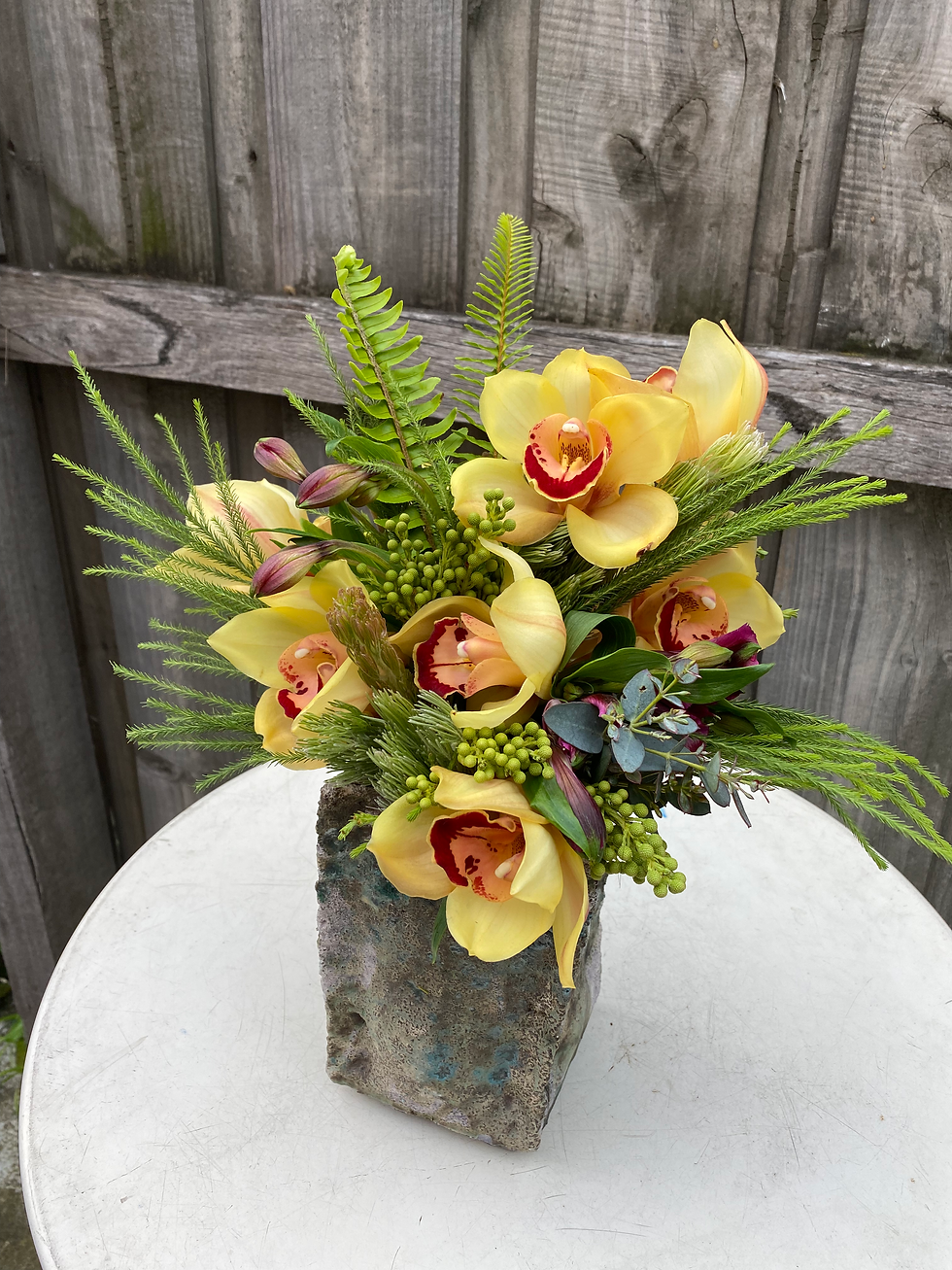Thumbnail: Cymbidium orchid in a pot