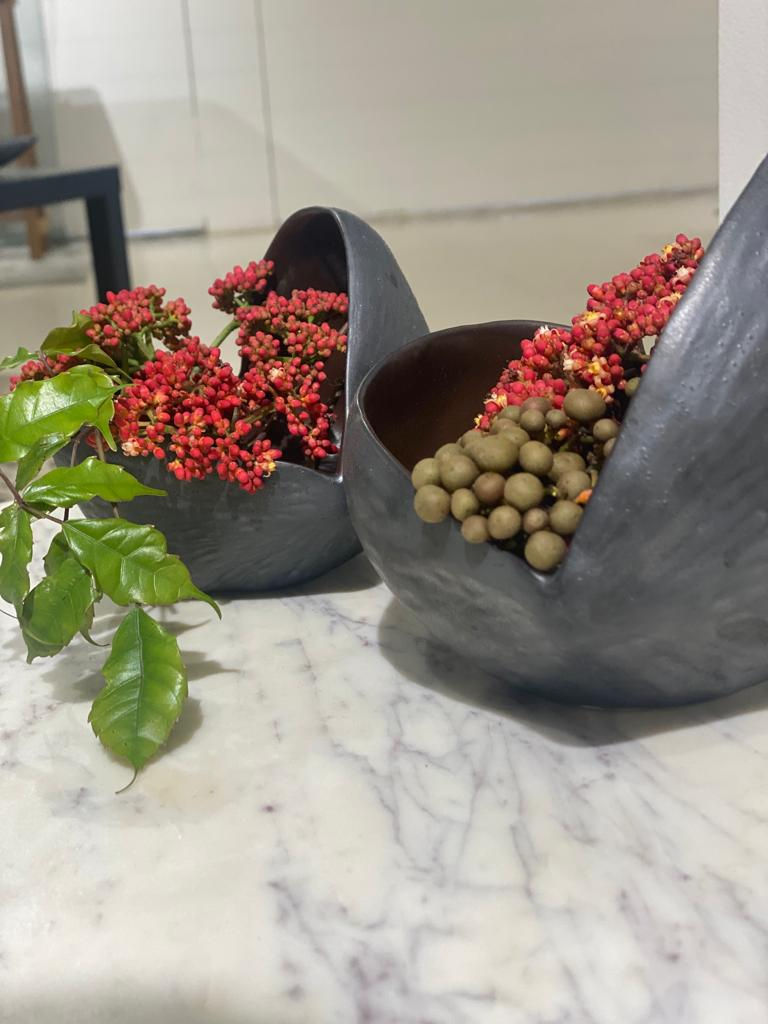 Thumbnail: Buddha Nut Seed Pod Flower arrangement