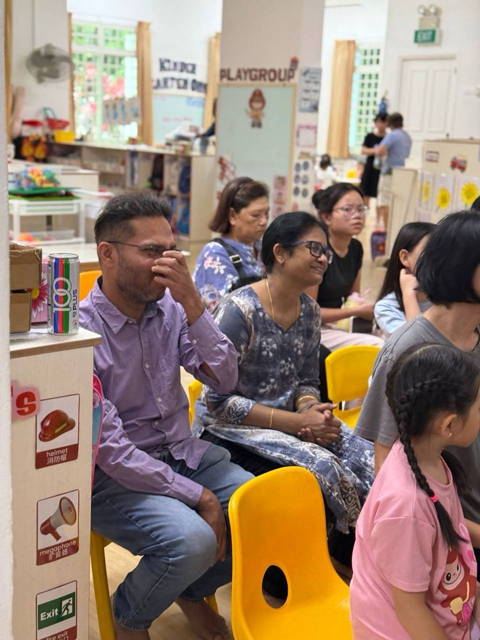 Parents & kids at SSDB Launch Party