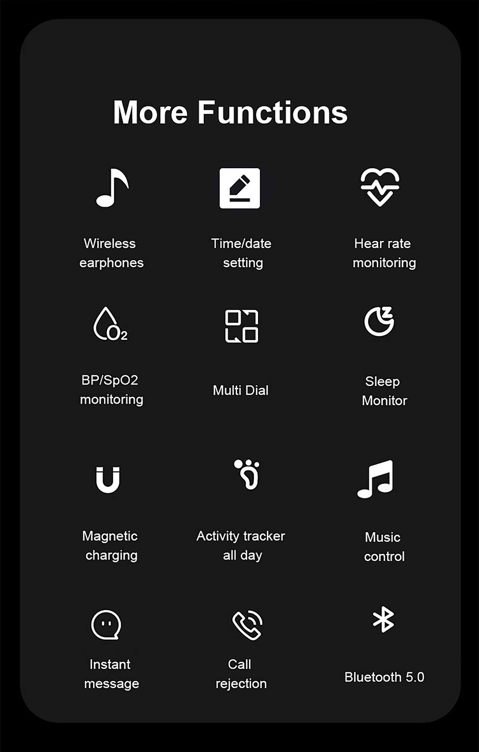 Thumbnail: T10 Top of the Line Earphones Watche 2 in 1 with Headset