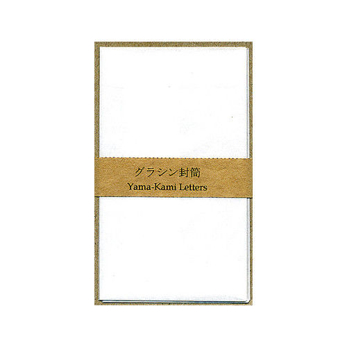 Small Glassine paper Envelope white - Yamamoto Paper