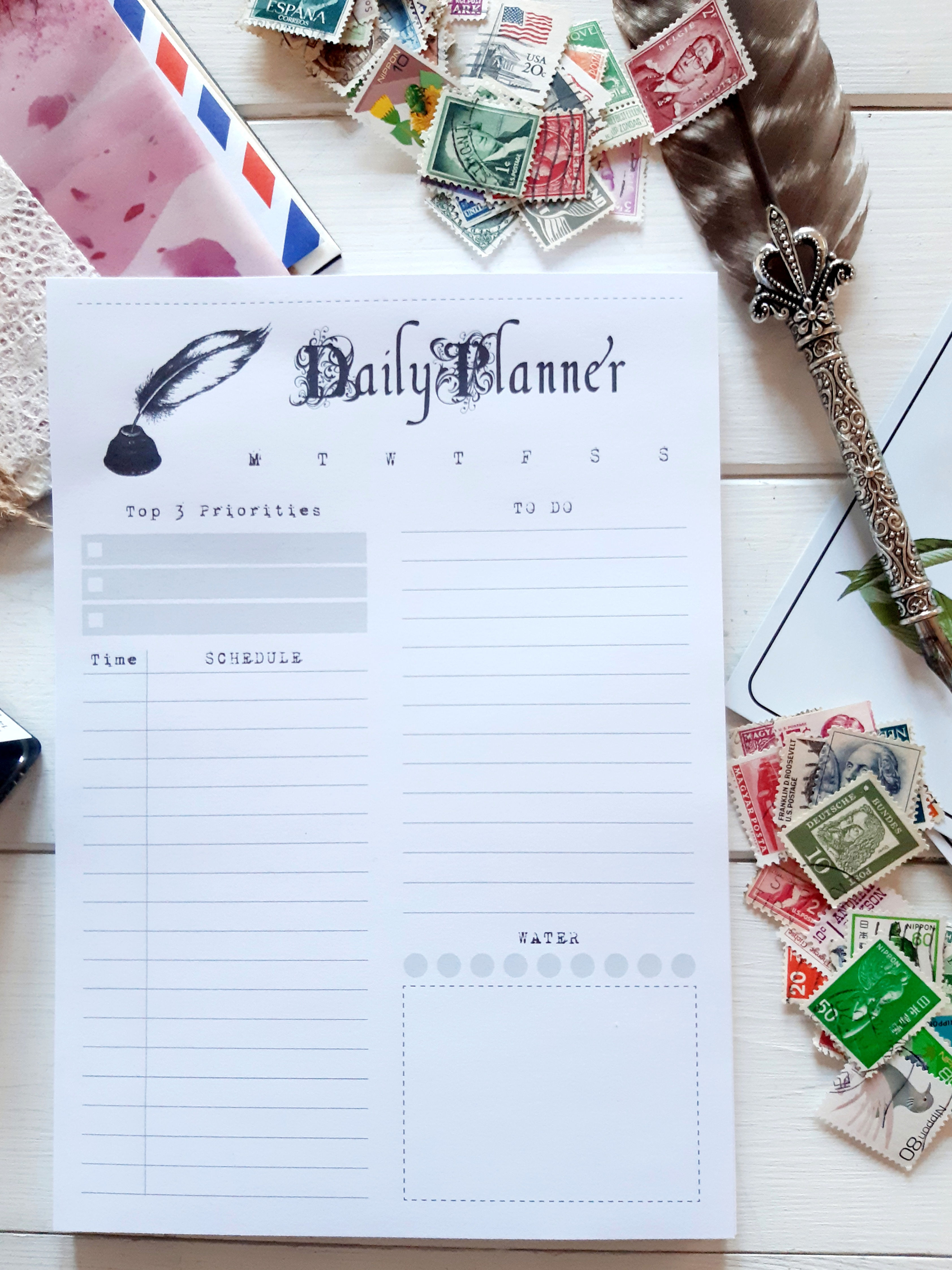 Retro Daily Planner, A5