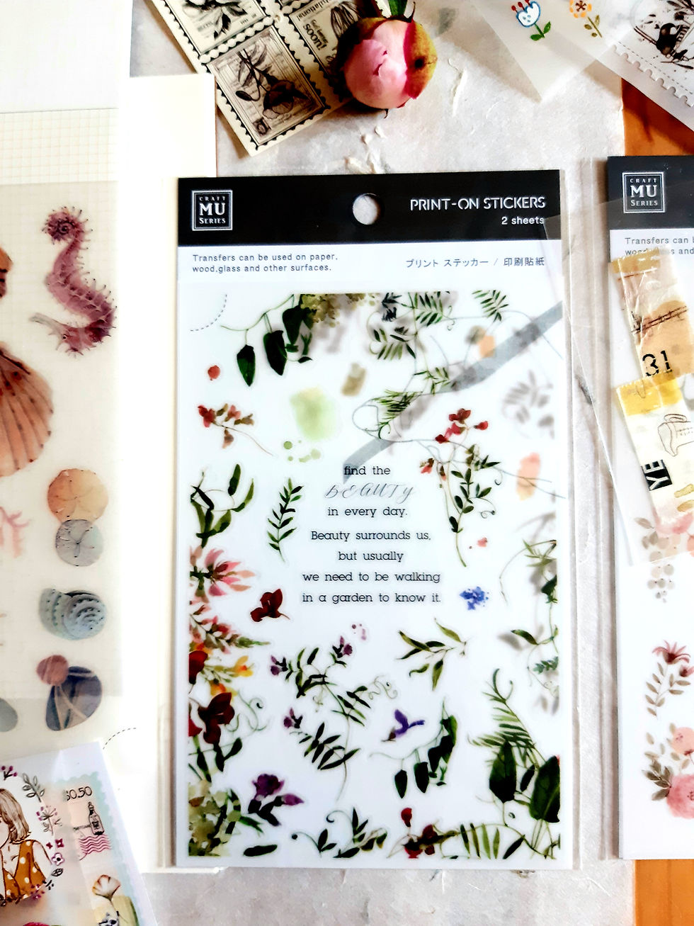 Find the beauty PRINT ON STICKERS - MU ORIGINAL