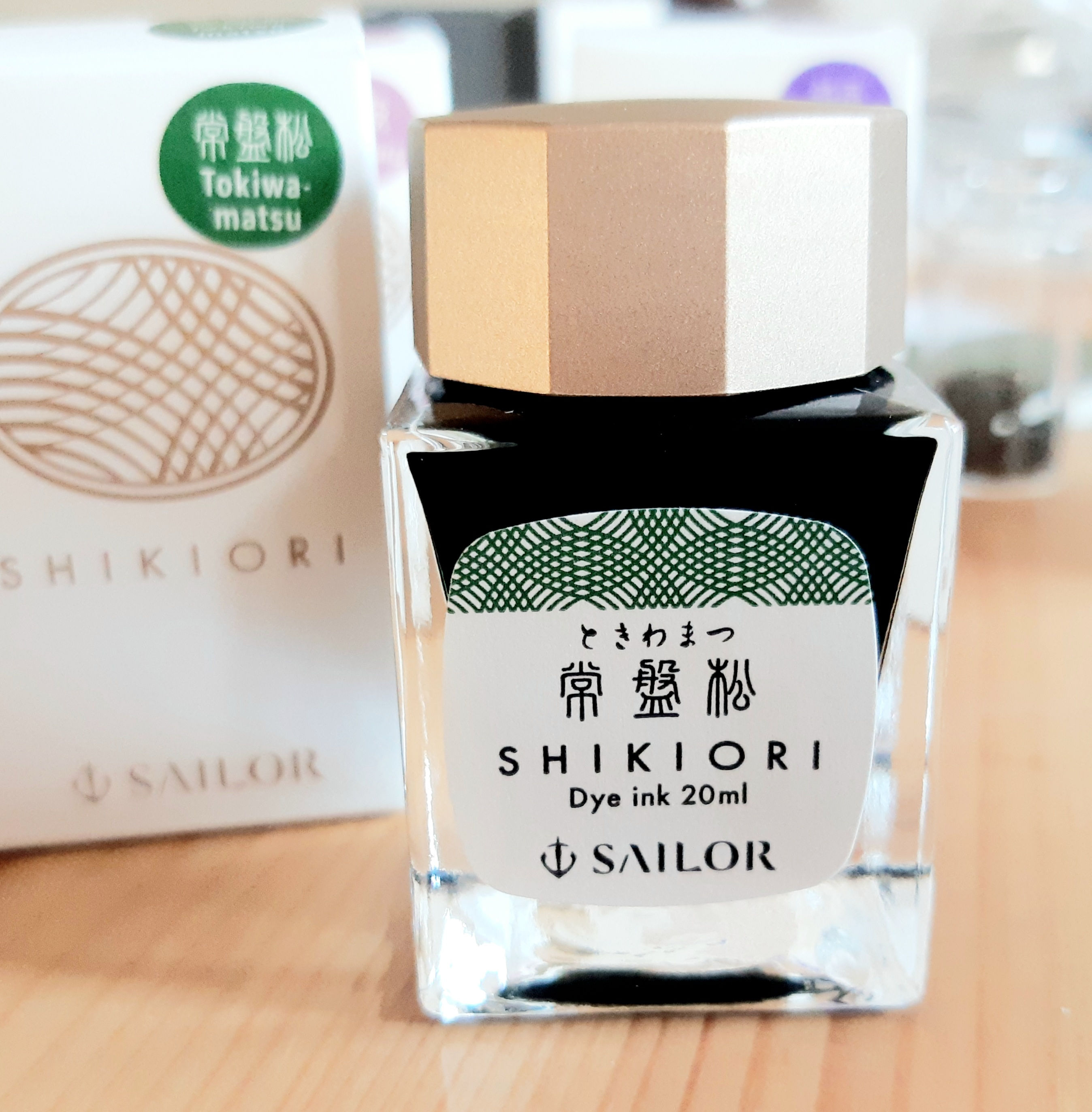Sailor Fountain Pen Four Seasons Bottle Ink - Green tokiwa-matsu