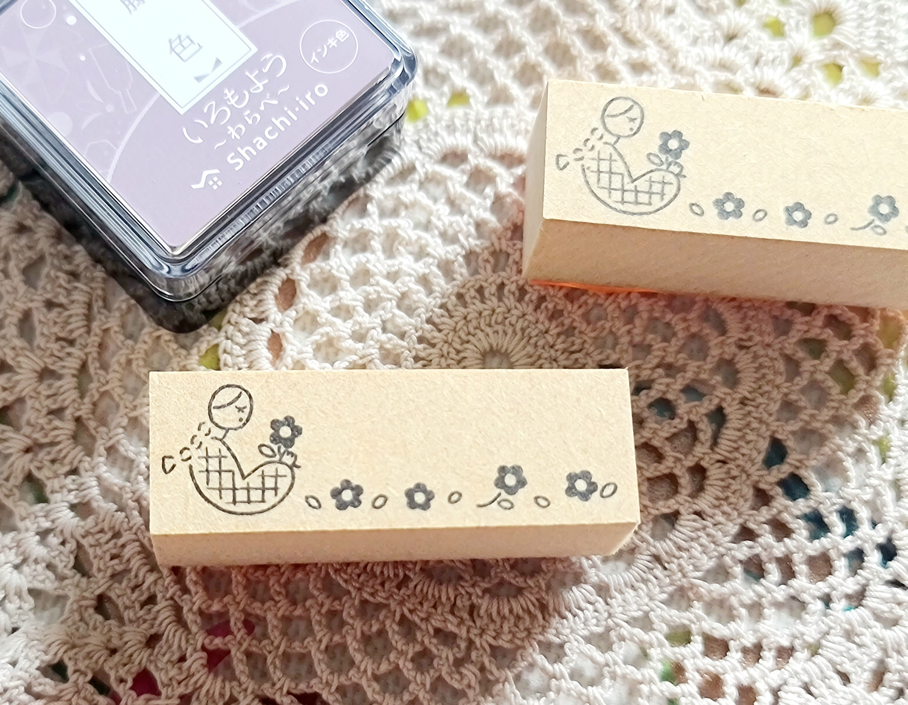 Marl-chan Flower - Stamp Marche