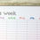 Thumbnail: Weekly Planner, Colours, A4 size