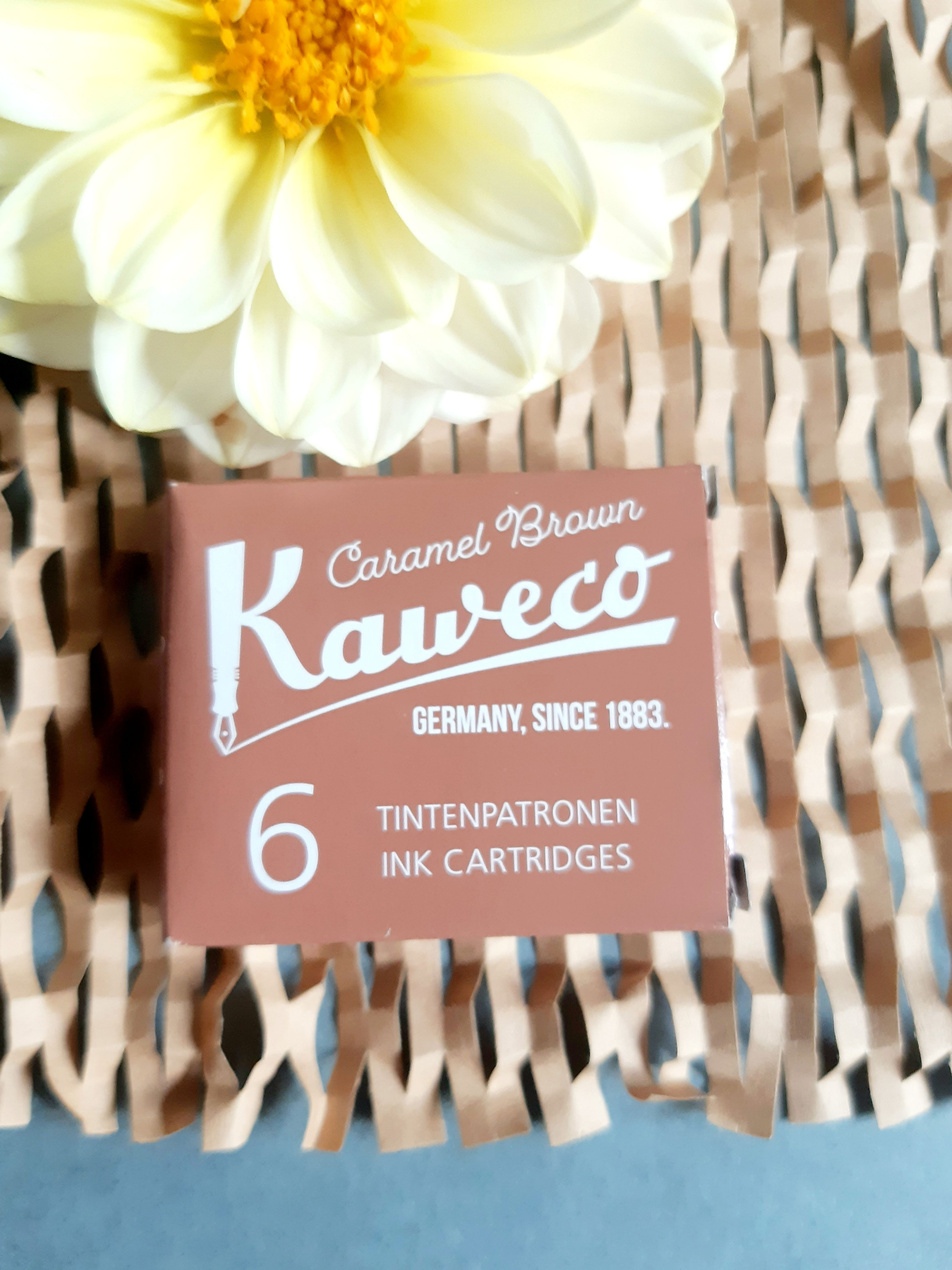 KAWECO ink cartridges - pack of 6 - caramel brown