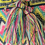Miniatura: Bolsa Wayuu - Cristales Zig Zag Neón