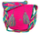 Miniatura: Bolsa wayuu con tapa y cristales color Fucsia