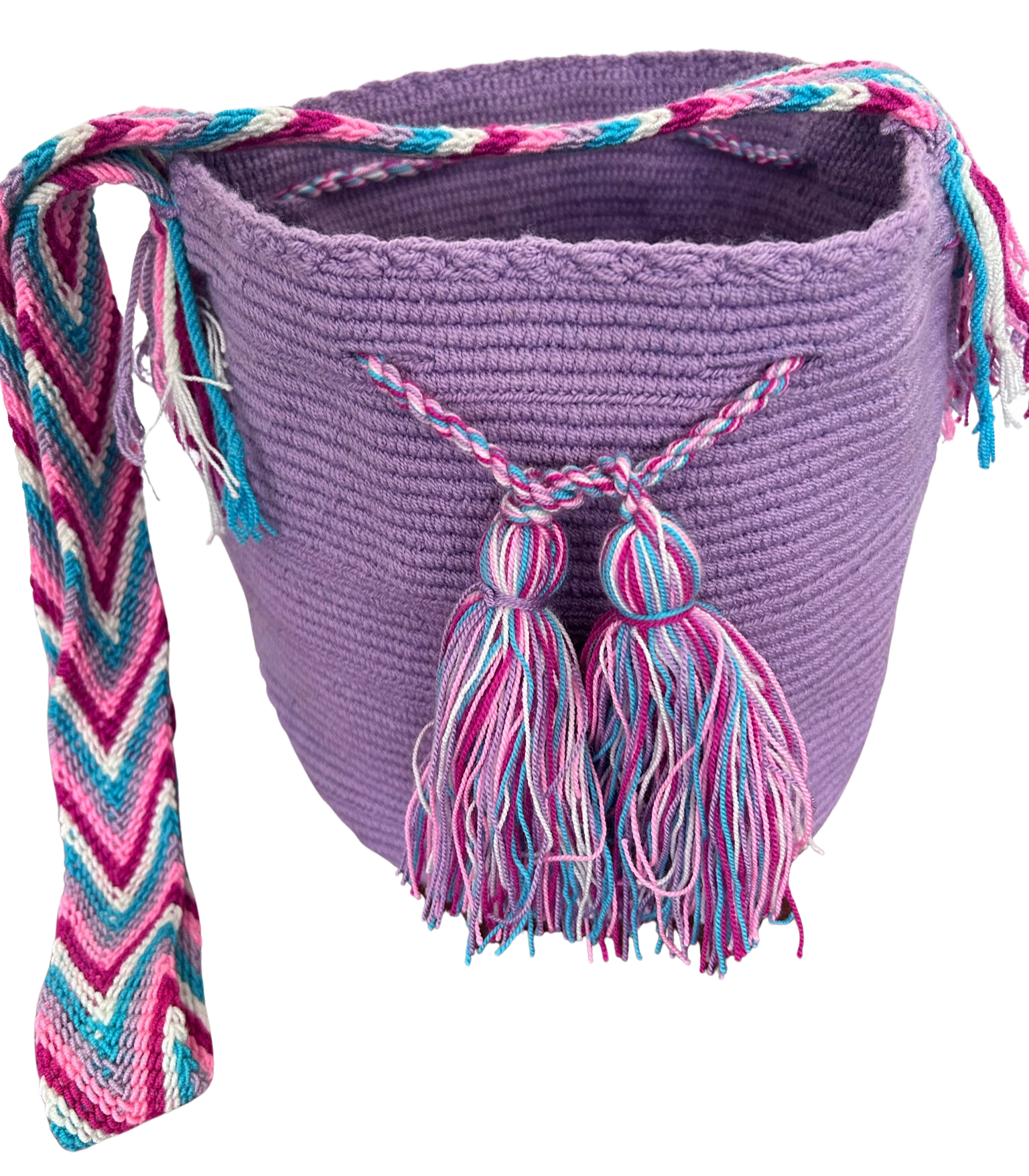 Bolsa Wayuu - Mediana Lila
