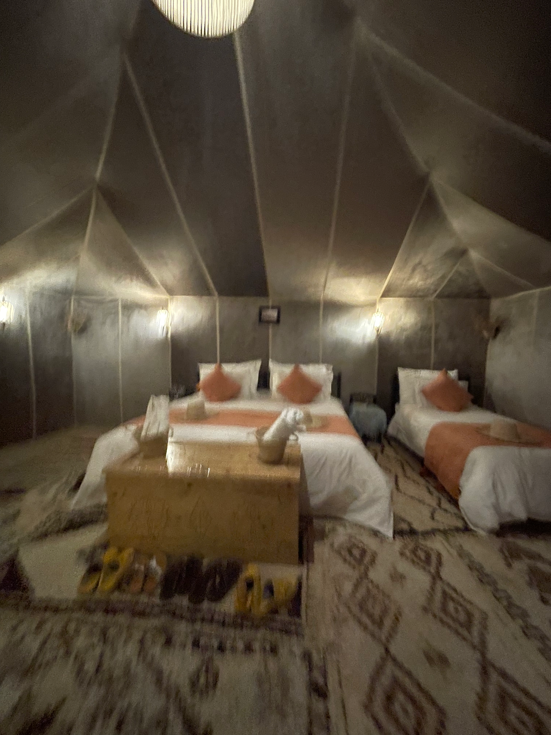 Sahara Desert camp