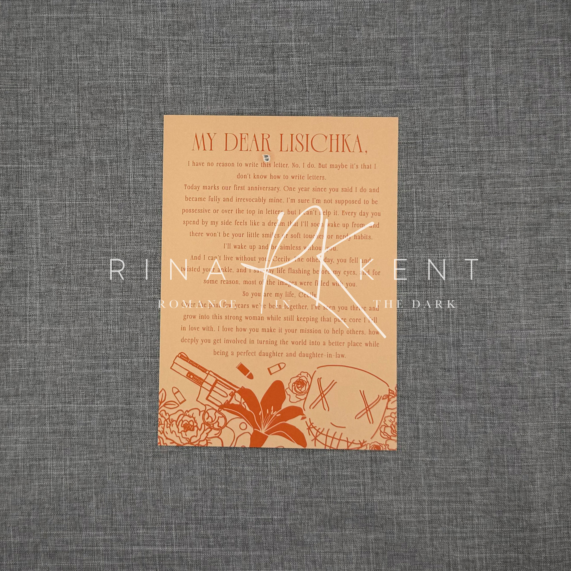 Imperfect Limited Edition God of Wrath Letter Overstock