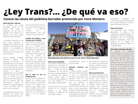 Ley Trans... ¿De qué va eso?