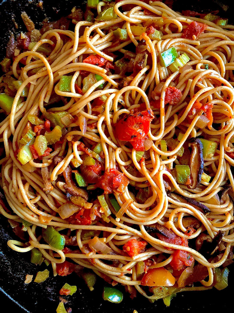Whole Wheat Holy Trinity Cajun Linguine