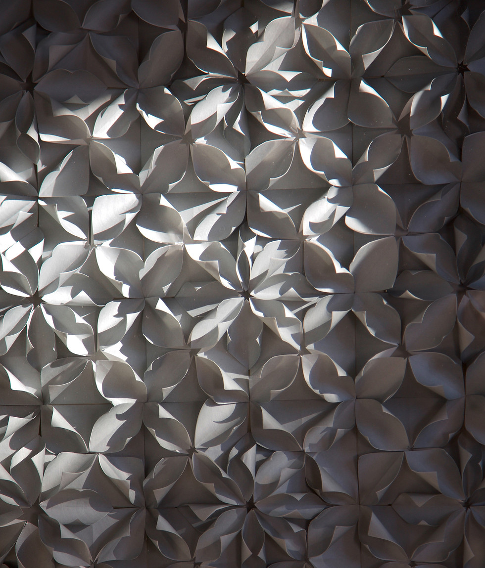 Succulent Origami Artwork