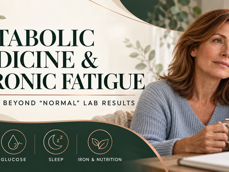 How Does Metabolic Medicine Help With Chronic Fatigue?