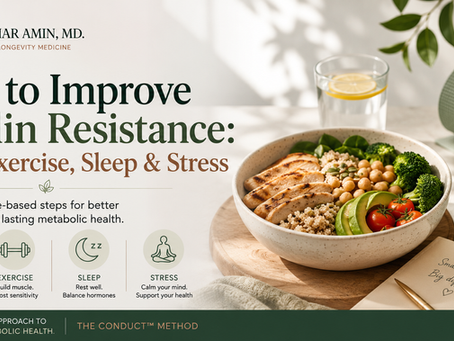 How to Improve Insulin Resistance: Food, Exercise, Sleep & Stress