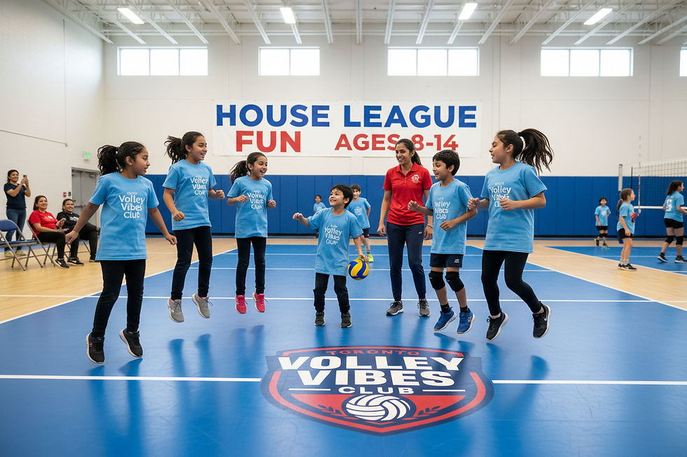 House League Volleyball Markham: Beginners Ages 8-14