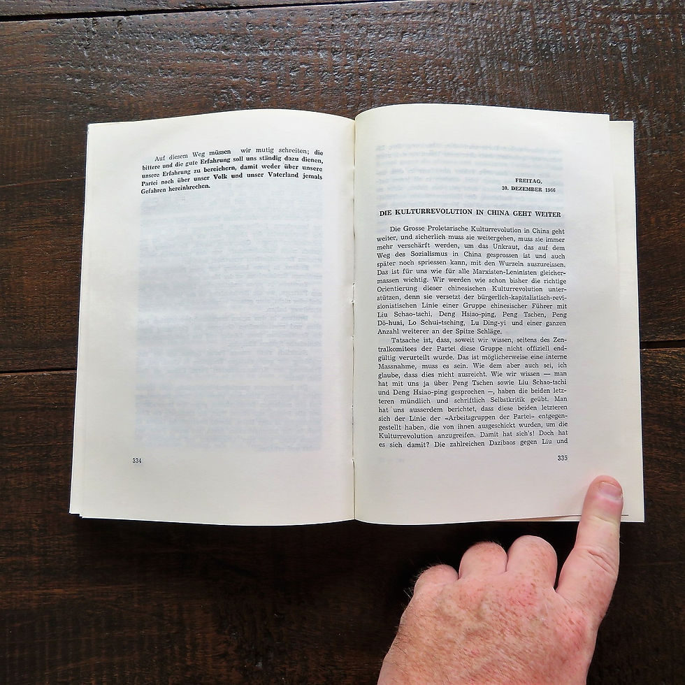 Thumbnail: Book Albania Enver Hoxha Betrachtungen Uber China 1979