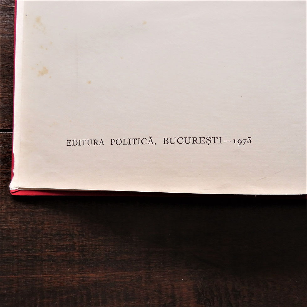 Thumbnail: Book Romania Omagiu 1973