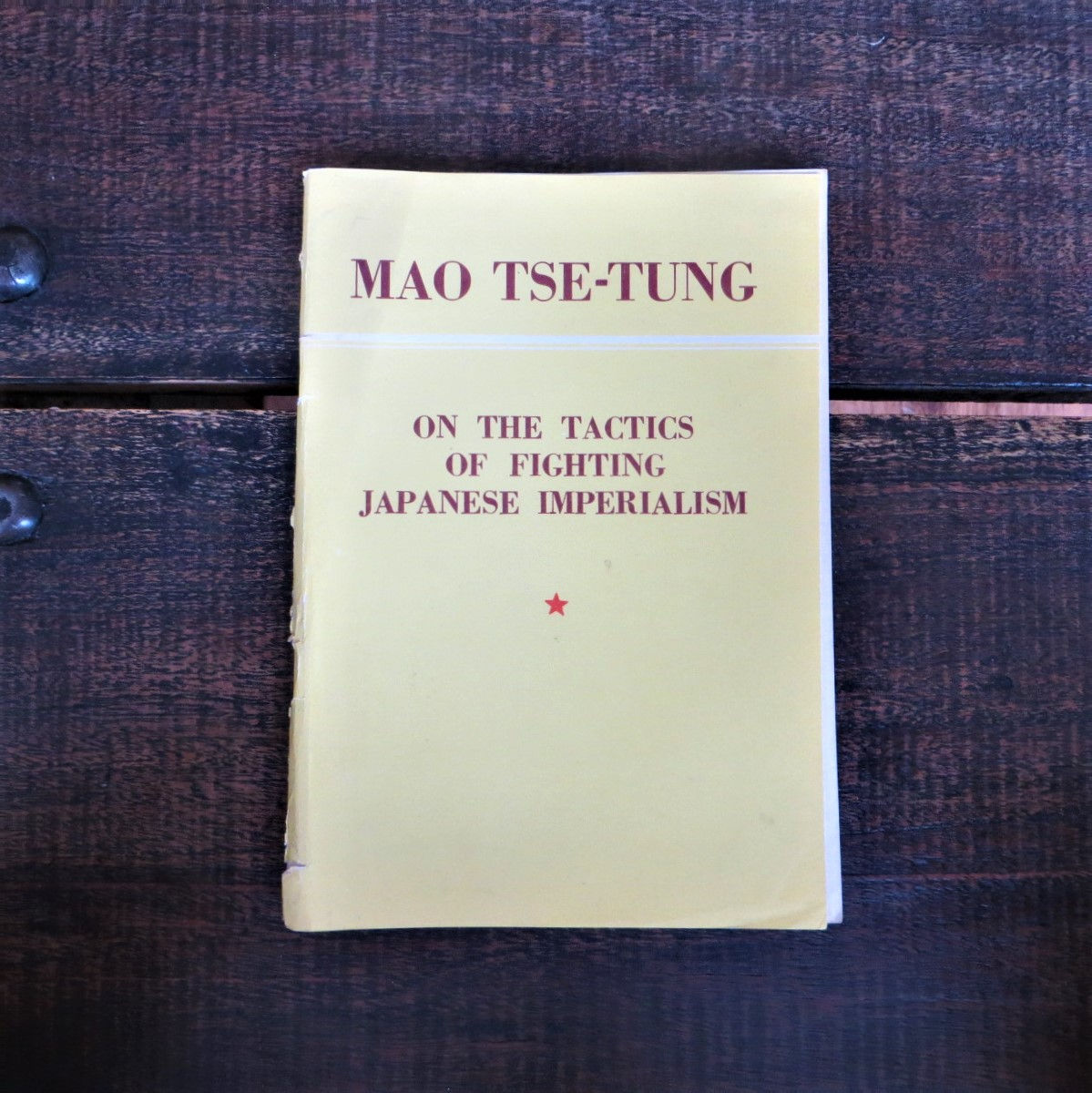 Book China Mao Zedong On The Tactics Of Fighting Japanese Imperialism 1953