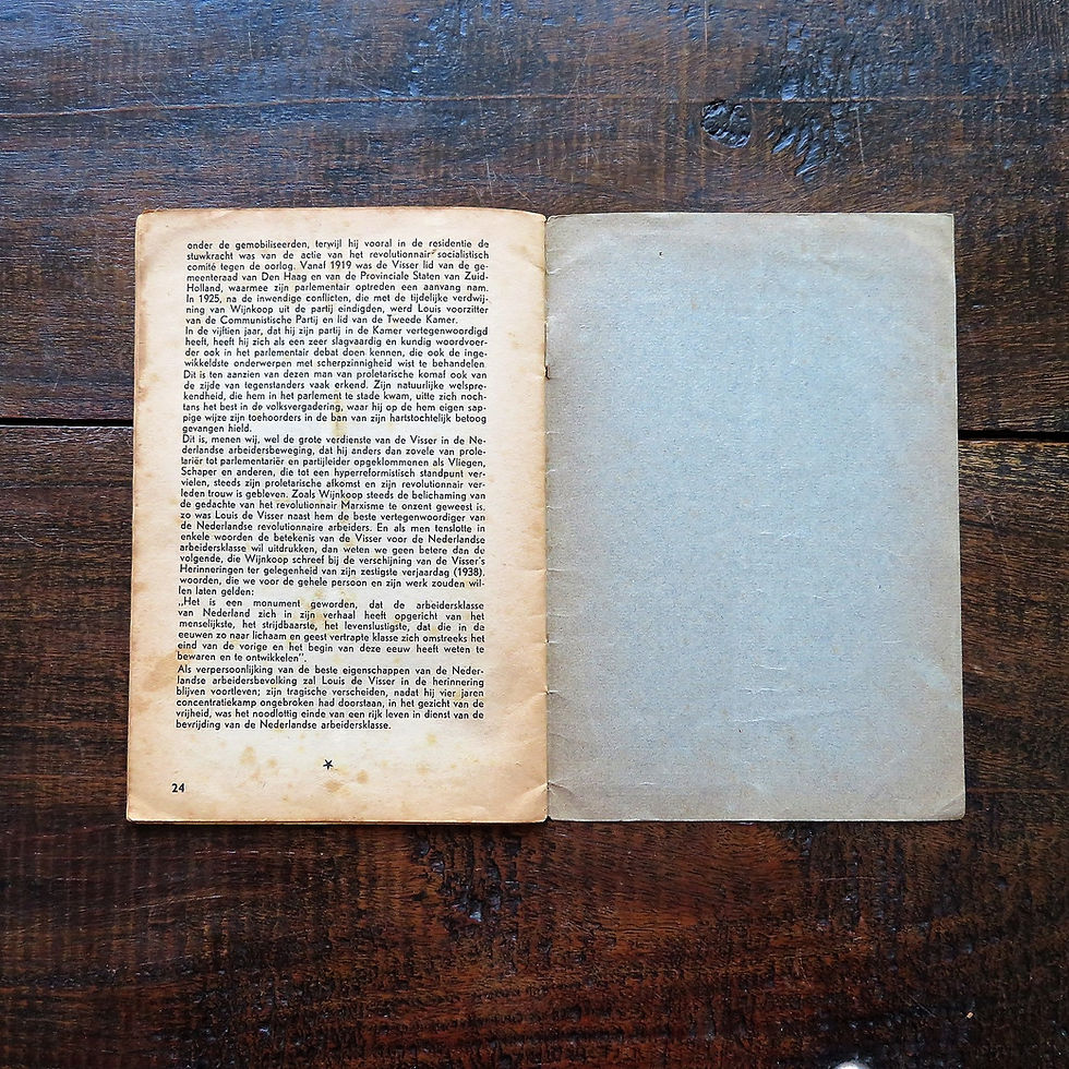 Thumbnail: Book Netherlands Pioneers Of The Dutch Labor Movement 1946