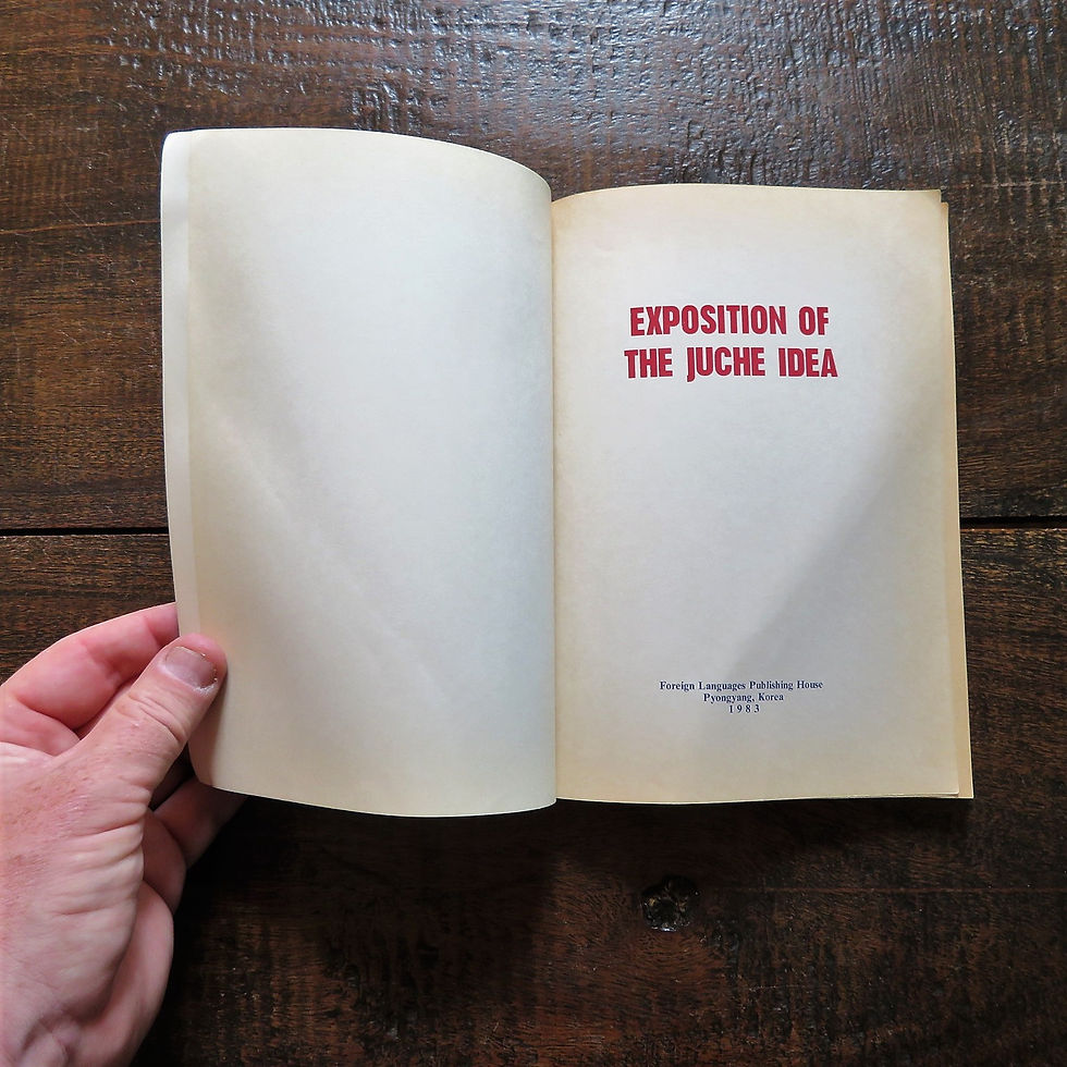 Thumbnail: Book Korea Exposition Of The Juche Idea 1983