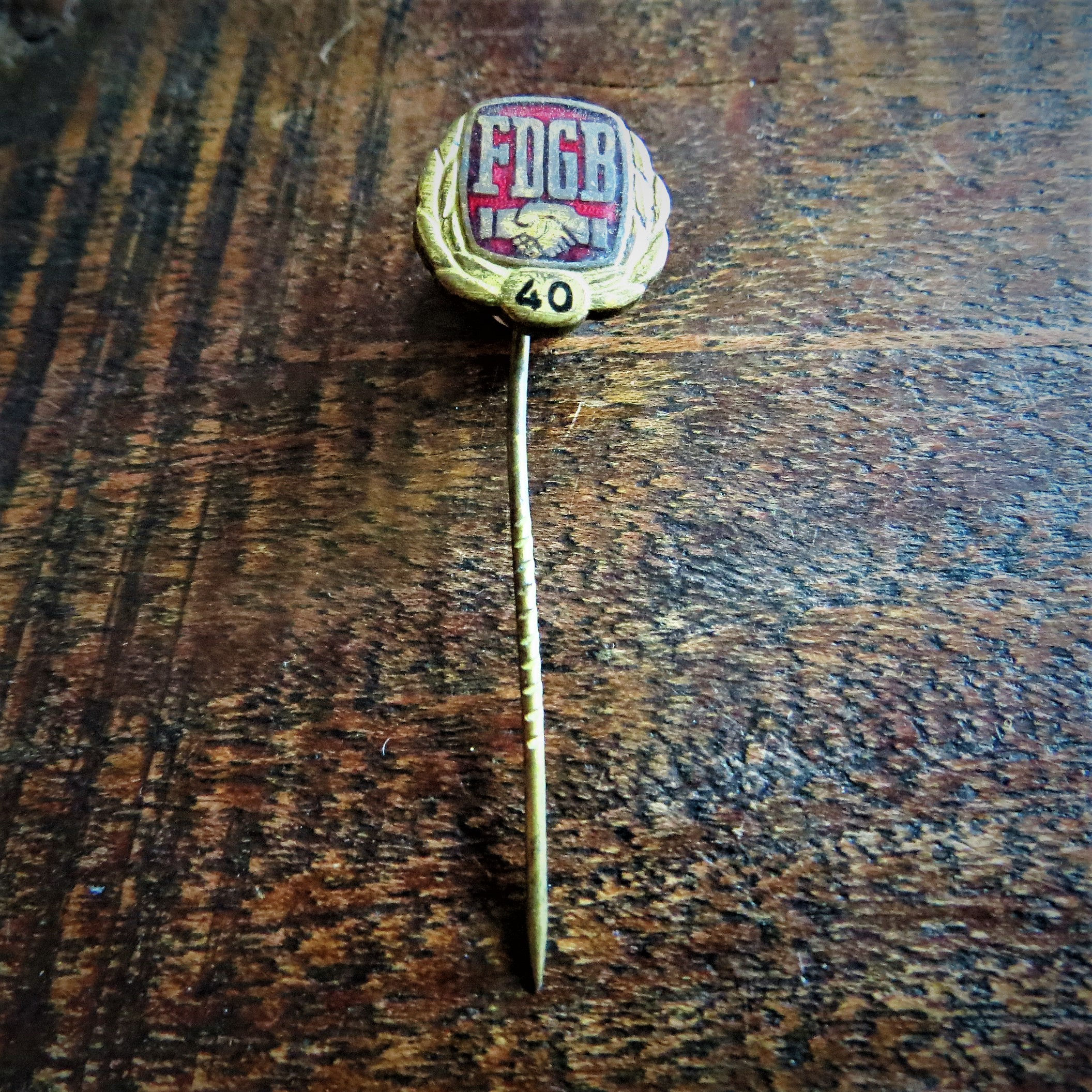 Pin DDR FDBG Free German Trade Union