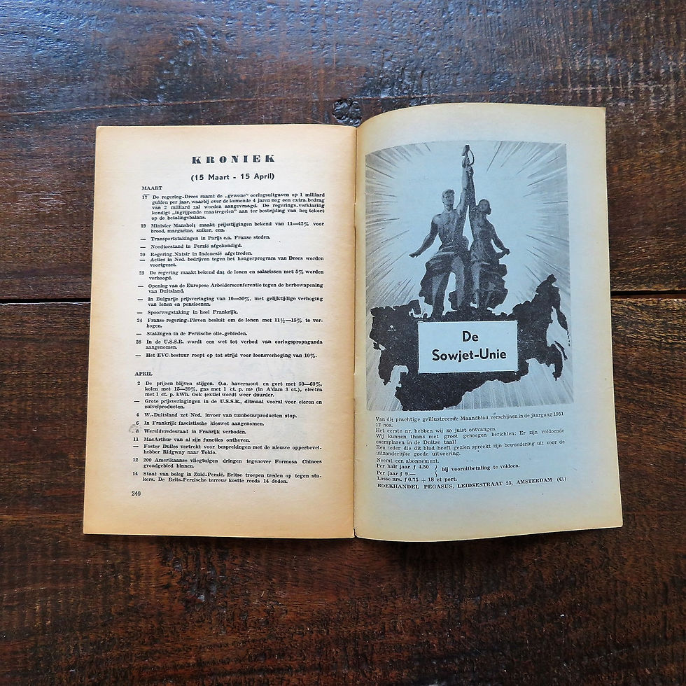 Thumbnail: Magazine Netherlands Politics And Culture 6th. Year No.5 May 1951